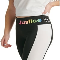 Justice Girls J-Sport Tech Pocket side Printed Active Legging, veličine XS-XXL