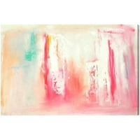 Wynwood Studio Abstract Wall Art Canvas Prints 'Dreaming' Paint - Pink, White