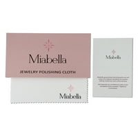 Miabella ženski 2- CT jastuk od jastuka i okrugli rez Topaz 10kt Rose Gold Halo koktel prsten