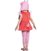 Prerušite Peppa Pig klasični kostim za Noć vještica za Noć vještica za malu djecu, 3T-4T