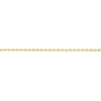 Brilliance Fine nakit srebra i 18k zlato ploča Podesiva Perla lanac 15