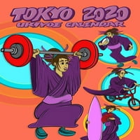 Tokio Ukiyoe Kalendar: Tegotesko izdanje: Ostanite organizirani u stilu s ovim prekrasnim japanskim olimpijskim