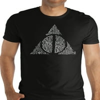 Harry Potter Deathly Hallows muške i velike muške grafičke majice
