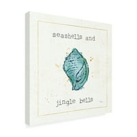 Zaštitni znak likovne umjetnosti' Sea Treasures I Jingle Bells ' Canvas Art by Pela Studio