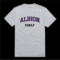 Republika 571-497-hgy- Albion College Britne porodične majice, Heather Grey - Medium