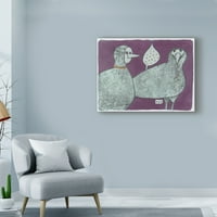 Zaštitni znak likovne umjetnosti 'party ptice, anognito' platno umjetnost Maria Pietri Lalor