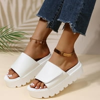 Floenr Flip Flops za žene, nove debele dne sandale i papuče Ženske platforme Sandale papuče