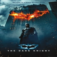 Film Comics - The Dark Knight - Batman Logo na vatri Jedan lim zidni poster, 14.725 22.375