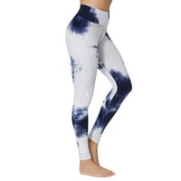Radne pantalone za žene modne rastezanje joge gamaše fitness trčanje teretane Hlače Aktivne hlače mornarička