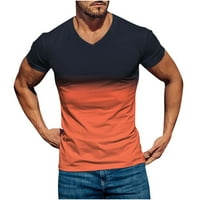 qolati havajska košulja za muškarce bodybuilding teretana Tee kratki rukav majice za mišiće modni trening