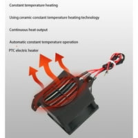 100w 12v grijač DC ventilator termostatski inkubator za jaja grijač PTC ventilator grijaći elementi Električni