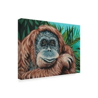 Zaštitni znak likovne umjetnosti 'Jungle Monkey I' platno Art Carolee Vitaletti