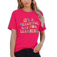Ženske topsWomen Teacher Life Shirt Teacher Gift shirt shirt shirt It's a Beautiful Day For teaching T-Shirt